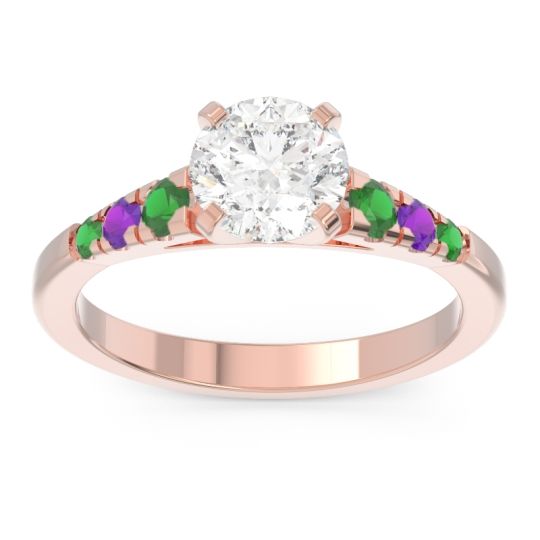Cathedral Pave Sari Ring