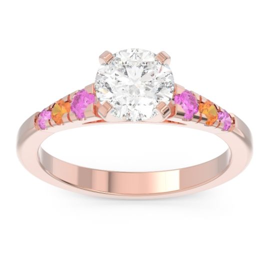 Cathedral Pave Sari Ring