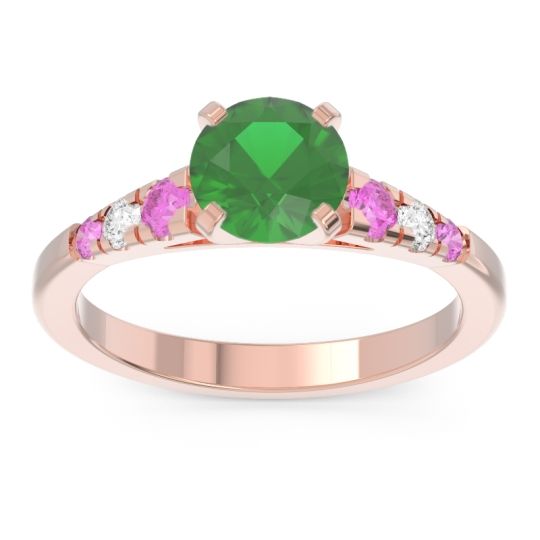 Cathedral Pave Sari Ring