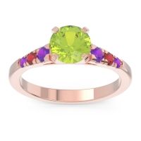 Cathedral Pave Sari Ring