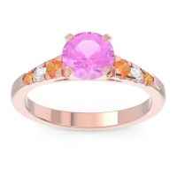 Cathedral Pave Sari Ring