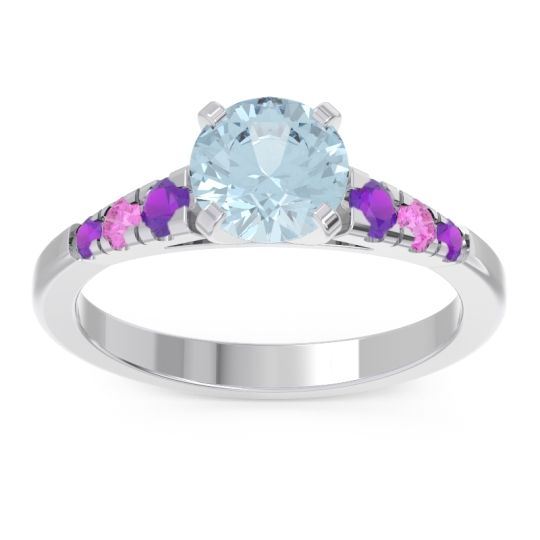 Cathedral Pave Sari Ring