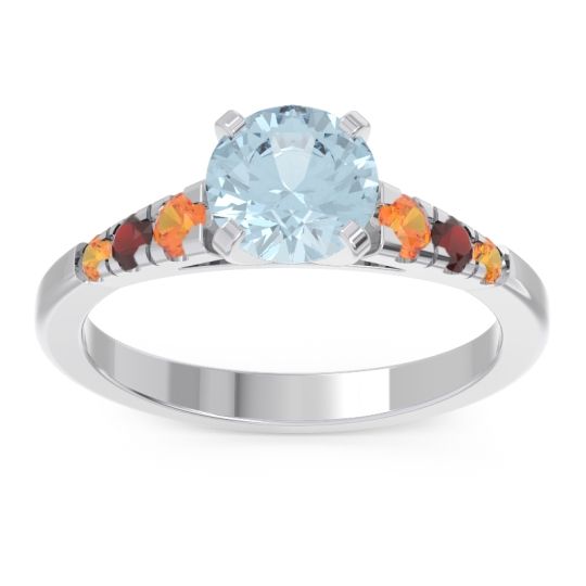 Cathedral Pave Sari Ring