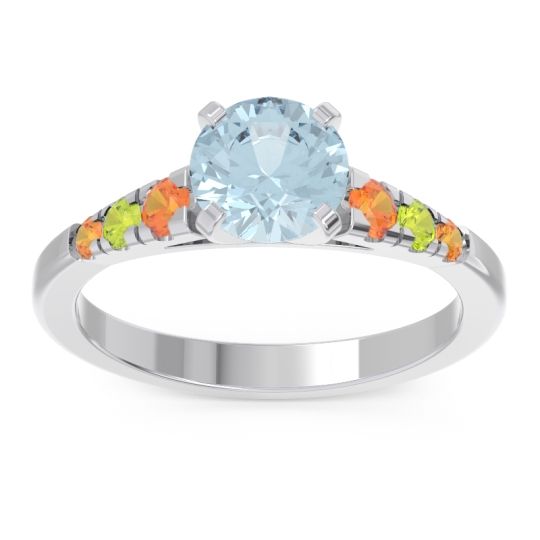 Cathedral Pave Sari Ring
