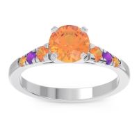 Cathedral Pave Sari Ring