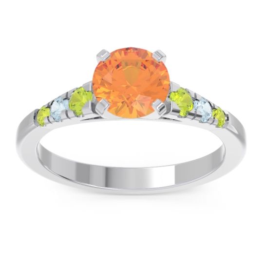 Cathedral Pave Sari Ring