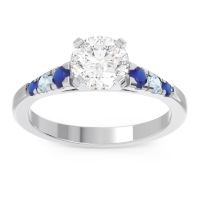 Cathedral Pave Sari Ring