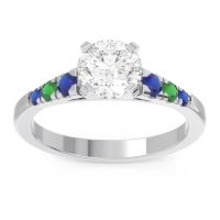 Cathedral Pave Sari Ring