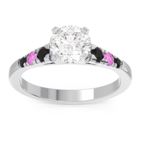 Cathedral Pave Sari Ring