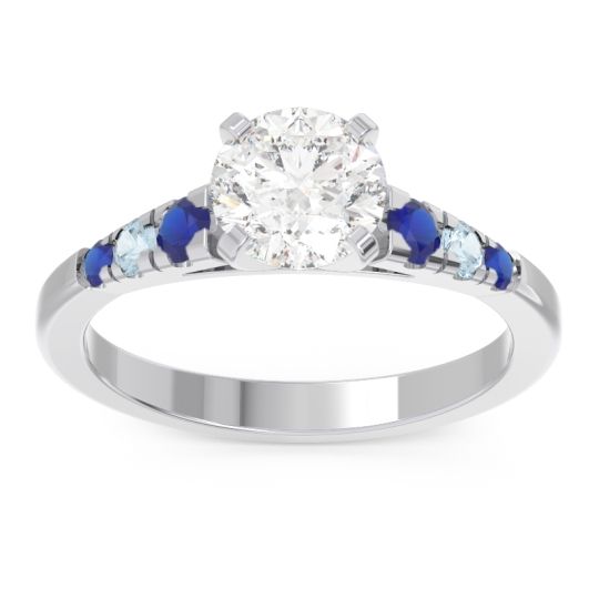 Cathedral Pave Sari Ring