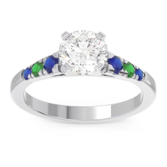 Cathedral Pave Sari Ring