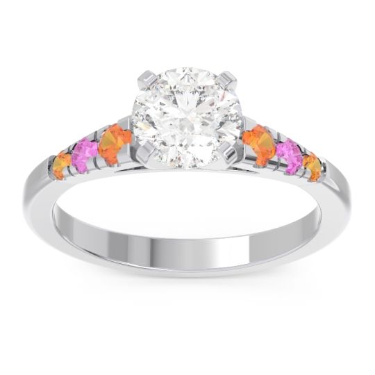 Cathedral Pave Sari Ring