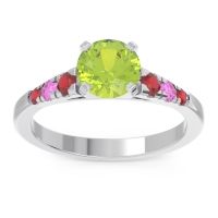 Cathedral Pave Sari Ring