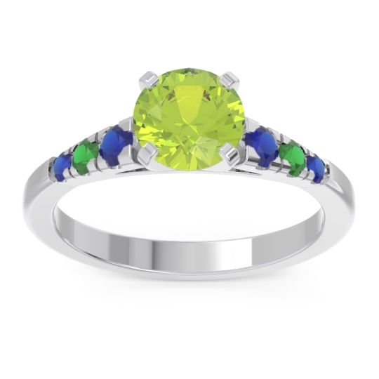 Cathedral Pave Sari Ring