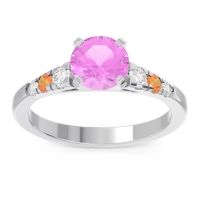 Cathedral Pave Sari Ring