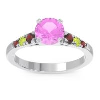 Cathedral Pave Sari Ring