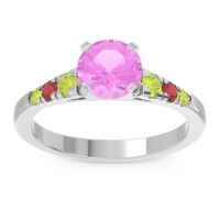 Cathedral Pave Sari Ring