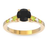 Cathedral Pave Sari Ring