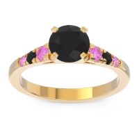 Cathedral Pave Sari Ring