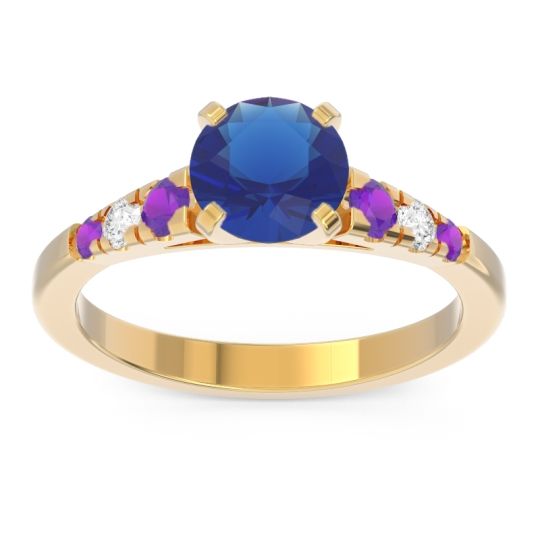 Cathedral Pave Sari Ring