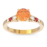 Cathedral Pave Sari Ring