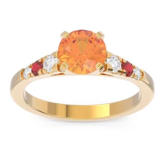 Cathedral Pave Sari Ring