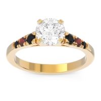 Cathedral Pave Sari Ring