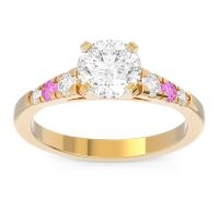 Cathedral Pave Sari Ring