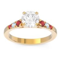 Cathedral Pave Sari Ring