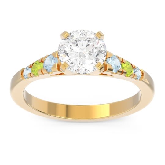 Cathedral Pave Sari Ring