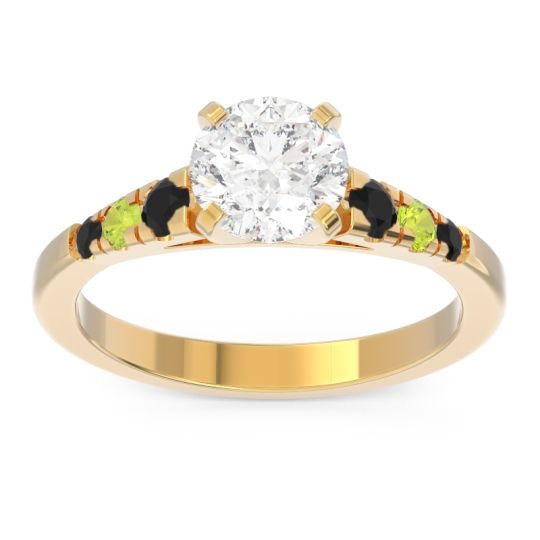 Cathedral Pave Sari Ring
