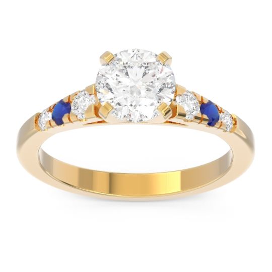 Cathedral Pave Sari Ring
