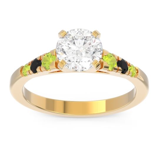Cathedral Pave Sari Ring