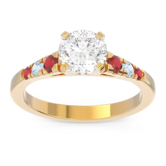 Cathedral Pave Sari Ring
