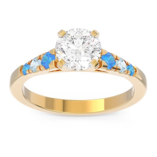 Cathedral Pave Sari Ring