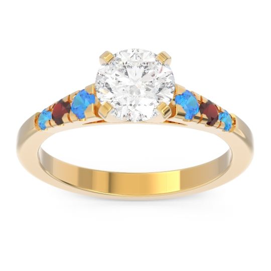 Cathedral Pave Sari Ring