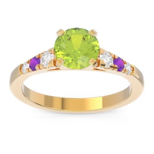 Cathedral Pave Sari Ring