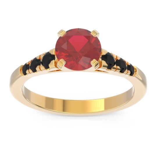 Cathedral Pave Sari Ring