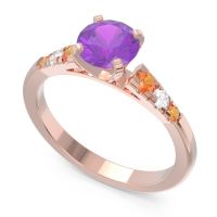 Cathedral Pave Sari Ring