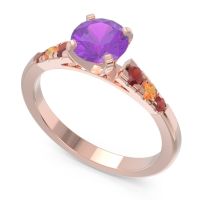 Cathedral Pave Sari Ring
