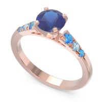 Cathedral Pave Sari Ring