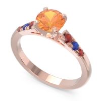 Cathedral Pave Sari Ring