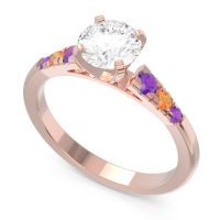 Cathedral Pave Sari Ring