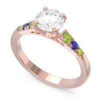 Cathedral Pave Sari Ring