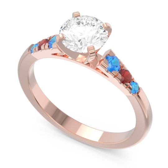 Cathedral Pave Sari Ring