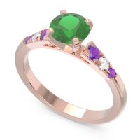 Cathedral Pave Sari Ring