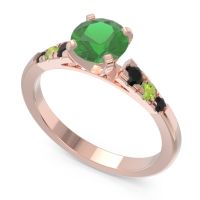 Cathedral Pave Sari Ring