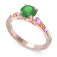 Cathedral Pave Sari Ring