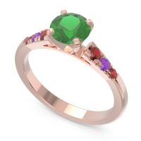 Cathedral Pave Sari Ring