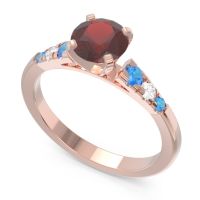 Cathedral Pave Sari Ring
